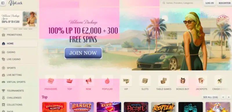 Vipluck: Curaçao-Lizenz – Bitcoin-Einzahlungen und Cashback für VIP-Mitglieder